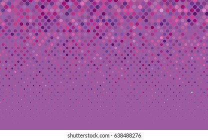 Light Purple, Pink vector abstract pattern with circles. Geometry template for your business design. Background with colored spheres.