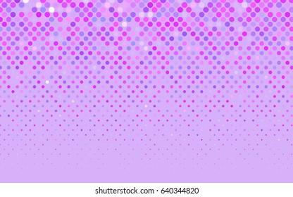 Light Purple, Pink vector abstract pattern with circles. Geometry template for your business design. Background with colored spheres.