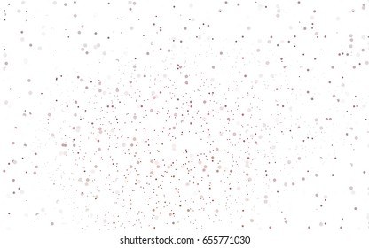 Light Purple, Pink vector abstract pattern with circles. Geometry template for your business design. Background with colored spheres.