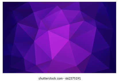 Light Purple, Pink vector abstract textured polygonal background. Blurry triangle design. Pattern can be used for background.