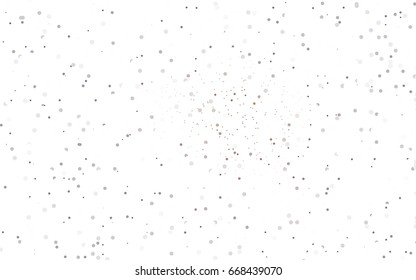 Light Purple, Pink vector abstract pattern with circles. Geometry template for your business design. Background with colored spheres.