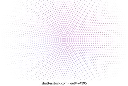 Light Purple, Pink vector abstract pattern with circles. Geometry template for your business design. Background with colored spheres.
