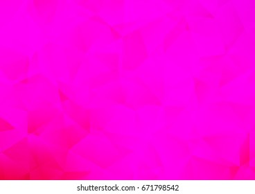 Light Purple, Pink vector abstract polygonal template. A vague abstract illustration with gradient. A completely new template for your business design.