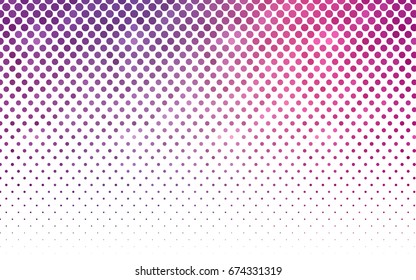 Light Purple, Pink vector abstract pattern with circles. Geometry template for your business design. Background with colored spheres.