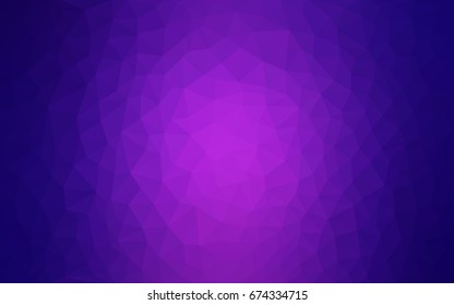 Light Purple, Pink vector abstract textured polygonal background. Blurry triangle design. Pattern can be used for background.