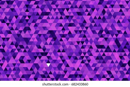 Light Purple, Pink vector abstract mosaic background. Colorful abstract illustration with gradient. A completely new template for your business design.
