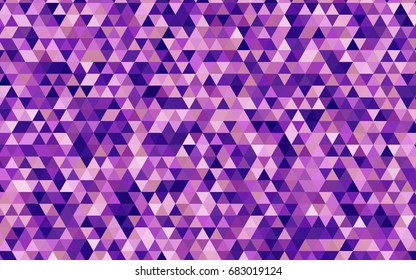 Light Purple, Pink vector abstract polygonal template. Creative illustration in halftone style with gradient. A new texture for your design.