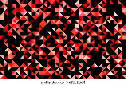 Light Purple, Pink vector abstract polygonal pattern. Glitter abstract illustration with an elegant design. Triangular pattern for your business design.