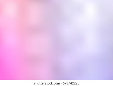 Light Purple, Pink vector abstract bright background. A completely new color illustration in a vague style. The blurred design can be used for your web site.