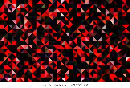 Light Purple, Pink vector abstract polygonal template. Creative illustration in halftone style with gradient. A completely new template for your business design.