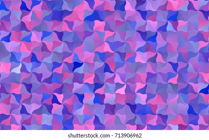 Light Purple, Pink vector abstract cambered template. A vague circumflex abstract illustration with gradient. A new texture for your design.
