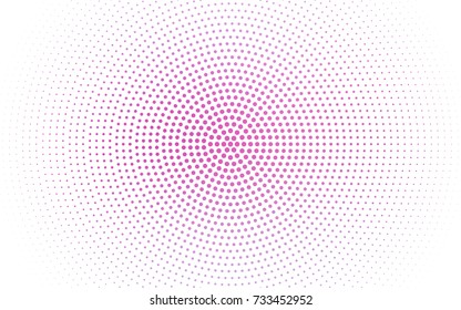 Light Purple, Pink vector abstract pattern with circles. Geometry template for your business design. Background with colored spheres.
