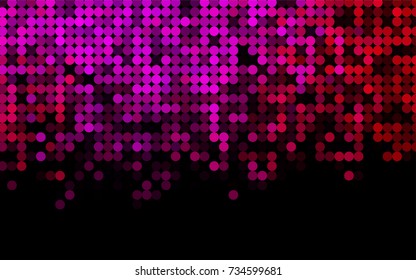 Light Purple, Pink vector abstract pattern with circles. Geometry template for your business design. Background with colored spheres.