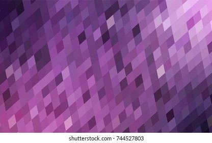 Light Purple, Pink vector abstract textured polygonal background. Blurry rectangular design. The pattern with repeating rectangles can be used for background.