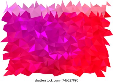 Light Purple, Pink vector abstract mosaic pattern. Creative illustration in halftone style with gradient. The elegant pattern can be used as part of a brand book.