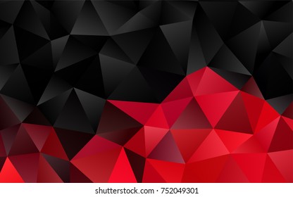 Light Purple, Pink vector abstract polygonal template. An elegant bright illustration with gradient. Brand-new style for your business design.