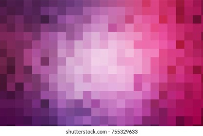 Light Purple, Pink vector abstract textured polygonal background. Blurry rectangular design. The pattern with repeating rectangles can be used for background.