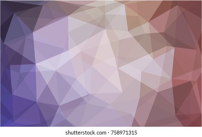 Light Purple, Pink vector abstract textured polygonal background. Blurry triangle design. Pattern can be used for background.