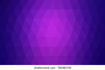 Light Purple, Pink vector abstract textured polygonal background. Blurry triangle design. Pattern can be used for background.