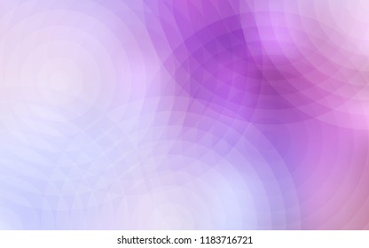 Light Purple, Pink vector backdrop with dots. Beautiful colored illustration with blurred circles in nature style. Pattern can be used for futuristic ad, booklets.