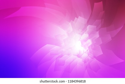 Light Purple, Pink vector backdrop with hexagons. White background with colorful hexagons. New template for your brand book.