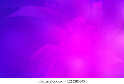 Light Purple, Pink vector backdrop with hexagons. Illustration with set of colorful hexagons. New design for website's poster, banner.