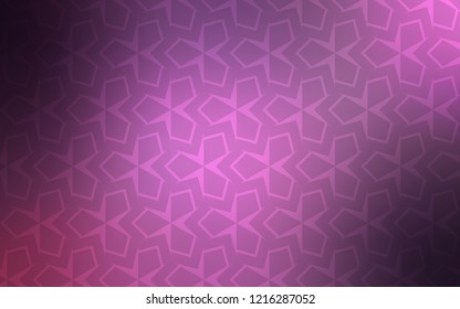 Light Purple, Pink vector backdrop with rhombus. Abstract gradient illustration with rectangles. Modern template for your landing page.