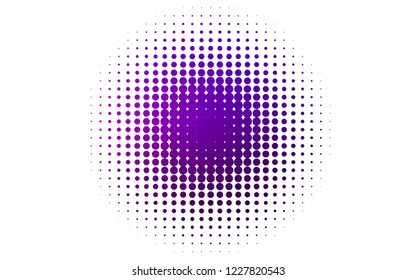 Light Purple, Pink vector backdrop with dots. Glitter abstract illustration with blurred drops of rain. Pattern of water, rain drops.