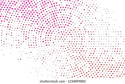 Light Purple, Pink vector backdrop with rectangles, squares. Illustration with set of colorful rectangles. The template can be used as a background.