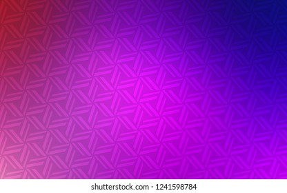 Light Purple, Pink vector backdrop with lines, triangles. Illustration with set of colorful triangles. Best design for your ad, poster, banner.