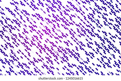 Light Purple, Pink vector backdrop with long lines. Shining colored illustration with narrow lines. Pattern for websites, landing pages.