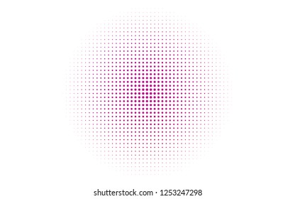Light Purple, Pink vector backdrop with dots. Blurred decorative design in abstract style with bubbles. Pattern for beautiful websites.