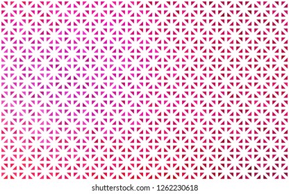 Light Purple, Pink vector backdrop with lines, triangles. Modern abstract illustration with colorful triangles. Pattern can be used for websites.