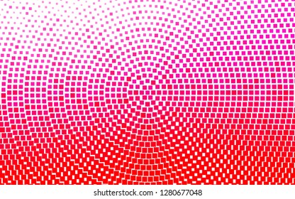 Light Purple, Pink vector backdrop with rectangles, squares. Rectangles on abstract background with colorful gradient. Pattern can be used for websites.