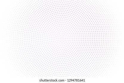 Light Purple, Pink vector  backdrop with dots. Blurred decorative design in abstract style with bubbles. Pattern for ads, leaflets.