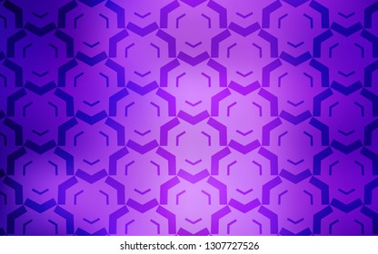 Light Purple, Pink vector backdrop with bent lines. An elegant bright illustration with gradient. Template for cell phone screens.