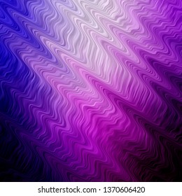 Light Purple, Pink vector backdrop with curves. Illustration in halftone style with gradient curves. Best design for your ad, poster, banner.