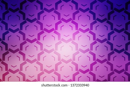 Light Purple, Pink vector backdrop with wry lines. Glitter abstract illustration with wry lines. New composition for your brand book.