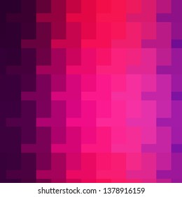 Light Purple, Pink vector backdrop with rectangles. Illustration with a set of gradient rectangles. Pattern for websites, landing pages.