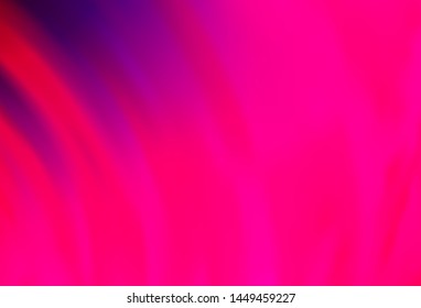 Light Purple, Pink vector backdrop with bent lines. Shining illustration, which consist of blurred lines, circles. A new texture for your  ad, booklets, leaflets.