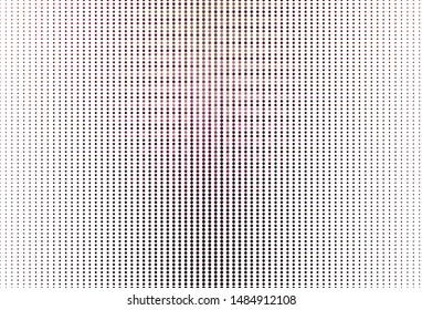 Light Purple, Pink vector backdrop with dots. Glitter abstract illustration with blurred drops of rain. Pattern for ads, leaflets.