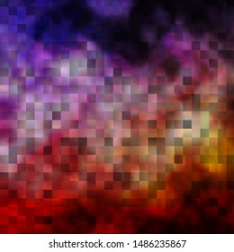 Light Purple, Pink vector backdrop with rectangles. Colorful illustration with gradient rectangles and squares. Template for cellphones.