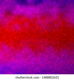 Light Purple, Pink vector backdrop with lines, triangles. Abstract gradient illustration with triangles. Design for your promotions.