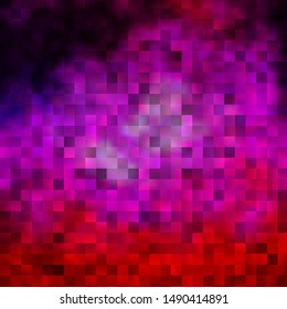 Light Purple, Pink vector backdrop with rectangles. Abstract gradient illustration with rectangles. Pattern for websites, landing pages.