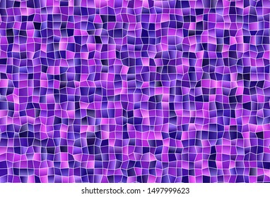 Light Purple, Pink vector backdrop with rhombus. Illustration with set of colorful rectangles. Pattern for busines ad, booklets, leaflets