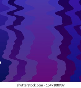 Light Purple, Pink vector backdrop with circular arc. Abstract illustration with bandy gradient lines. Pattern for websites, landing pages.