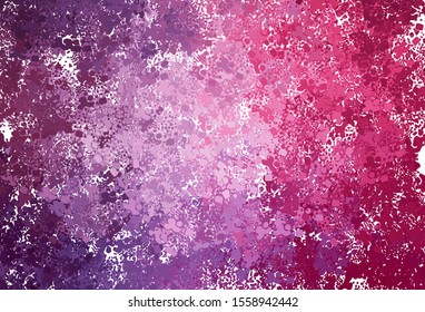 Light Purple, Pink vector backdrop with memphis shapes. Modern abstract illustration with colorful random forms. Modern design for your business card.