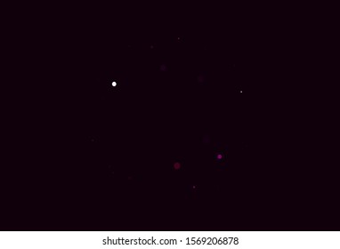 Light Purple, Pink vector backdrop with dots. Blurred decorative design in abstract style with bubbles. Pattern for beautiful websites.