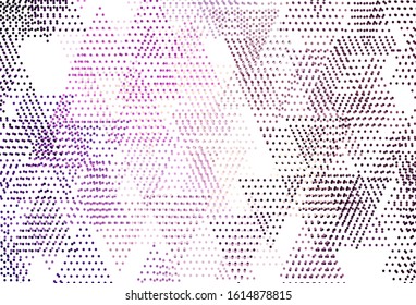 Light Purple, Pink vector backdrop with lines, circles. Modern abstract illustration with colorful dots, lines. Smart design for your adverts.