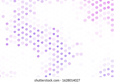 Light Purple, Pink vector backdrop with bent lines. An elegant bright illustration with gradient. Pattern for your business design.